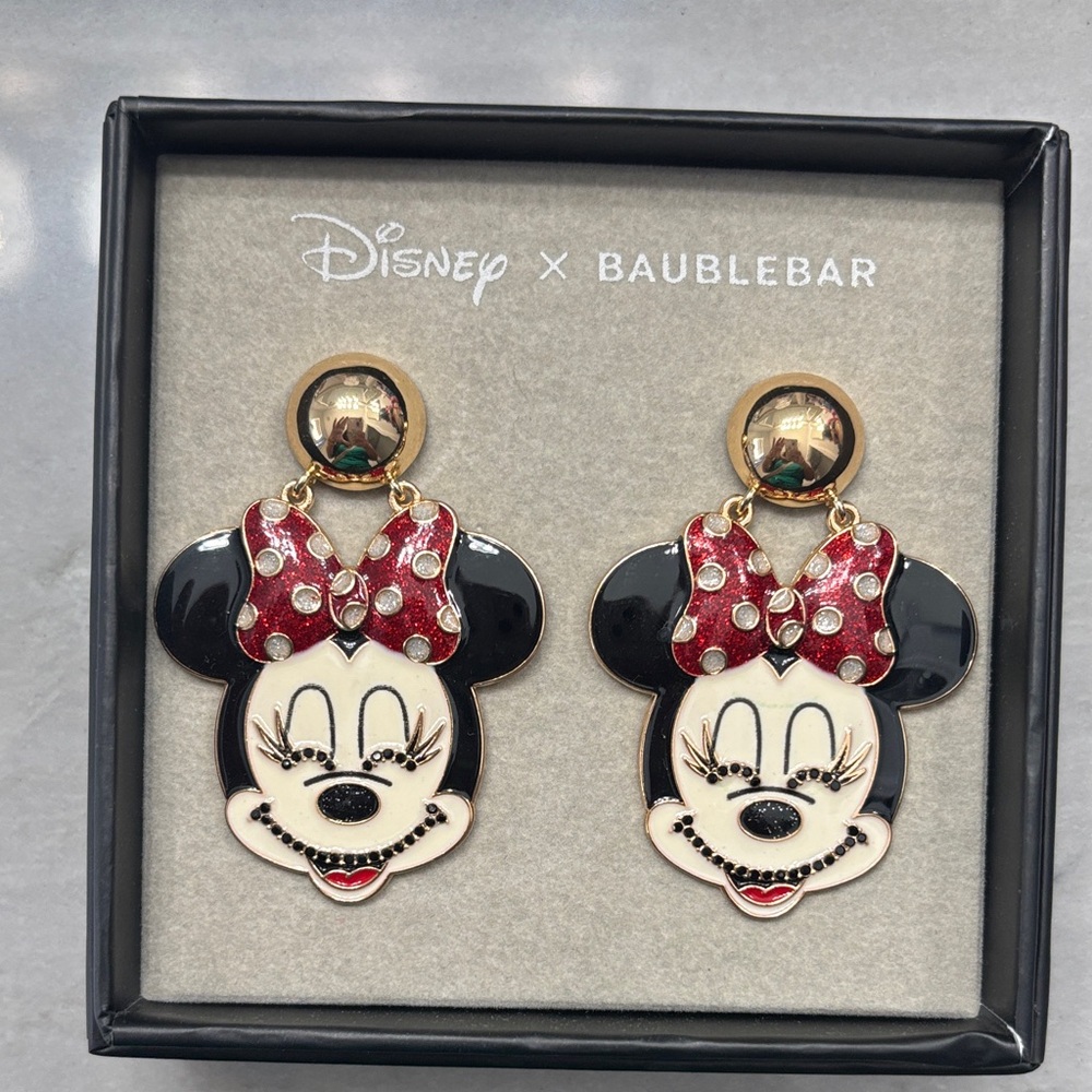 Disney x BaubleBar Minnie Mouse Earrings